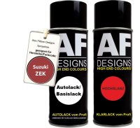 Spraydose für Suzuki ZEK Strawberry Perl Metallic Basislack Klarlack Sprühdose 400ml