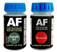 Lackstift für Suzuki D1 Emerald Green + Klarlack je...