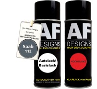 Autolack Spraydose Set  Saab 112 Skifferbla Metallic...