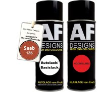 Spraydose für Saab 126 Terracottarod Basislack...