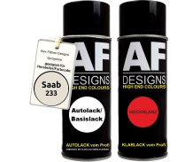 Spraydose für Saab 233 Carrara White Basislack...