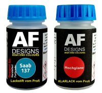 Lackstift für Saab 137 Aquamarinebla Metallic +...