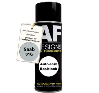 Autolack Spraydose für Saab 01G Arctic Silver...