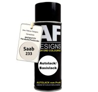Für Saab 233 Carrara White Spraydose Basislack...
