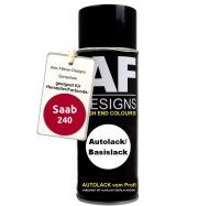 Für Saab 240 Imola Red Spraydose Basislack...