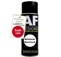 Für Saab GBH Power Red Spraydose Basislack Sprühdose 400ml