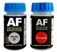 Lackstift für Mazda 5F Arist Silver Metallic +...