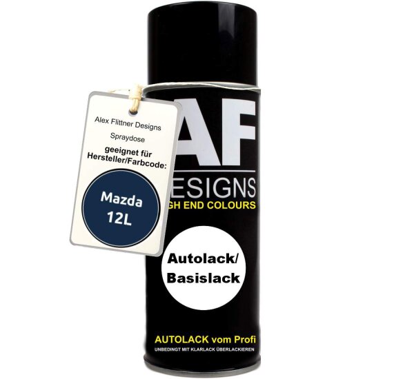 Für Mazda 12L Soleman Blue Pearl Metallic Spraydose Basislack Sprühdose 400ml