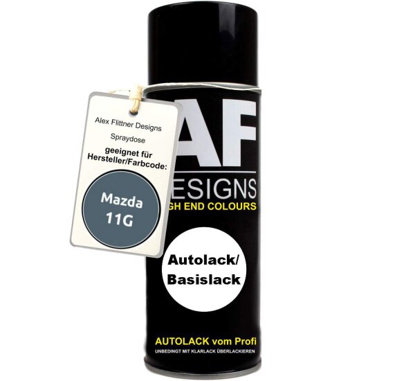 Für Mazda 11G Slate Blue Metallic Spraydose Basislack Sprühdose 400ml