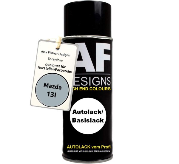 Für Mazda 13I Jet Silver Metallic Spraydose Basislack Sprühdose 400ml