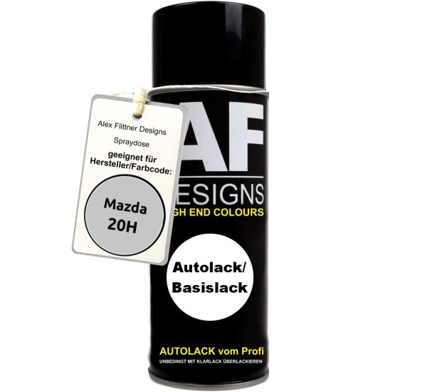 Für Mazda 20H Silky Silver Metallic Spraydose Basislack Sprühdose 400ml