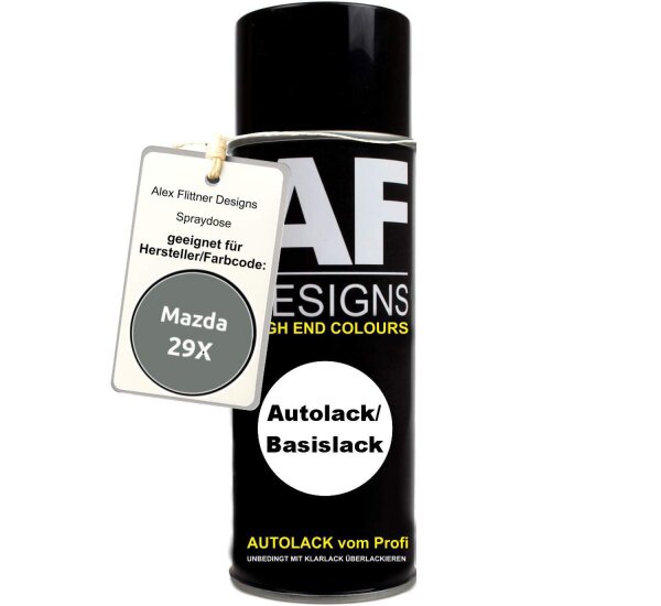 Für Mazda 29X Spruce Grey Metallic Spraydose Basislack Sprühdose 400ml