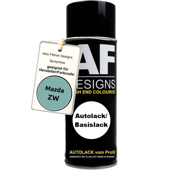 Für Mazda ZW Seafoam Metallic Spraydose Basislack Sprühdose 400ml
