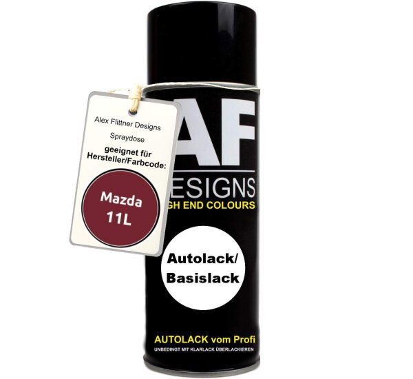 Für Mazda 11L Passion Rose Pearl II Spraydose Basislack Sprühdose 400ml