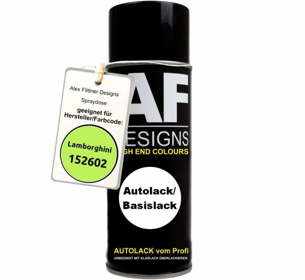 Für Lamborghini 152602 Verde Metallic Spraydose Basislack Sprühdose 400ml