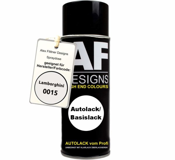 Für Lamborghini 0015 Bianco Spraydose Basislack Sprühdose 400ml