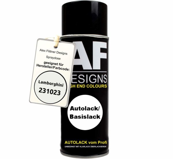 Für Lamborghini 231023 Impact White Spraydose Basislack Sprühdose 400ml