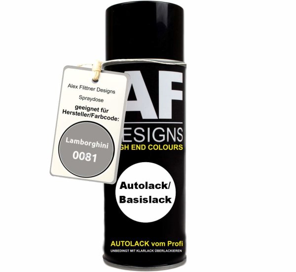 Für Lamborghini 0081 Argento Ice Metallic Spraydose Basislack Sprühdose 400ml