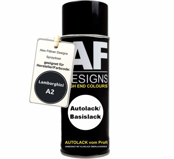 Für Lamborghini A2 Nero Noctis Spraydose Basislack Sprühdose 400ml