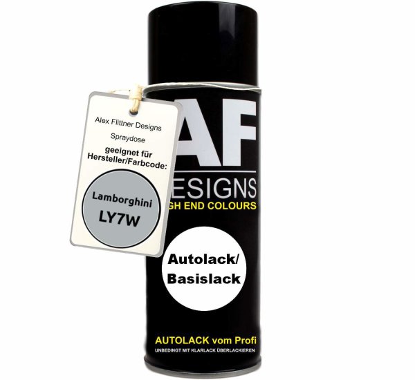 Für Lamborghini LY7W Grigio Altair Metallic Spraydose Basislack Sprühdose 400ml