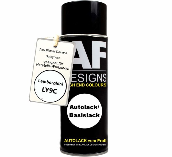 Für Lamborghini LY9C Bianco Monocerus Spraydose Basislack Sprühdose 400ml