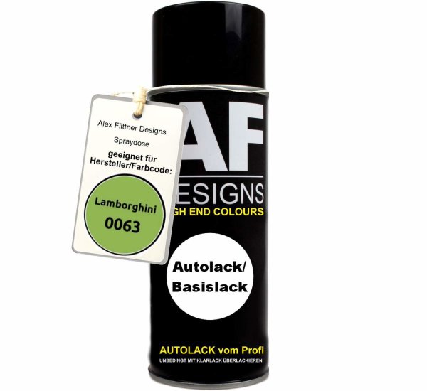 Für Lamborghini 0063 Verde Aries Spraydose Basislack Sprühdose 400ml