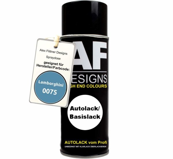 Für Lamborghini 0075 Azzurro Vega Metallic Spraydose Basislack Sprühdose 400ml