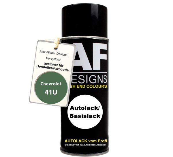 Für Chevrolet 41U Nature Green Pearl Spraydose Basislack Sprühdose 400ml