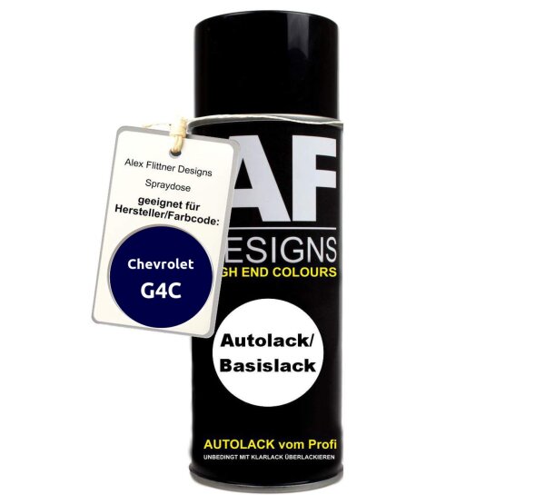 Für Chevrolet G4C Royal Solid Blue Spraydose Basislack Sprühdose 400ml