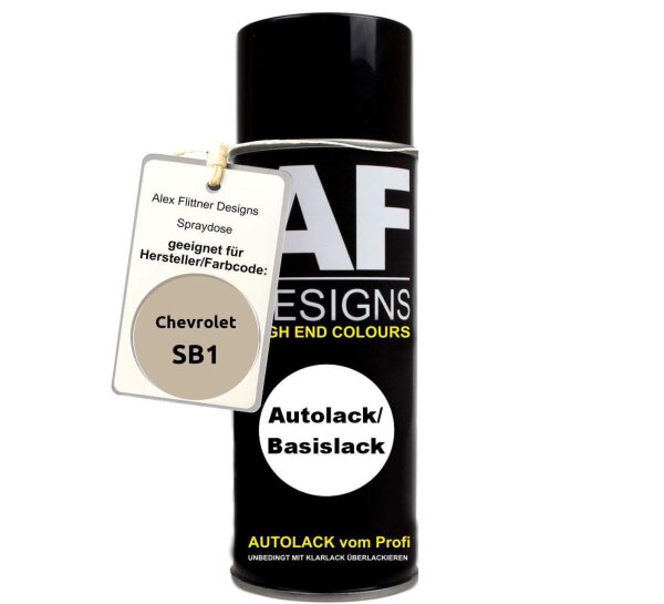 Für Chevrolet SB1 Sand Beige Metallic Spraydose Basislack Sprühdose 400ml