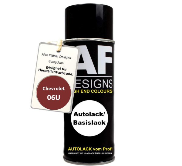Für Chevrolet 06U Flame Red Metallic Spraydose Basislack Sprühdose 400ml