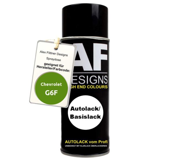 Für Chevrolet G6F Fresh Green Lime Metallic Spraydose Basislack Sprühdose 400ml