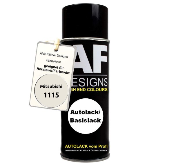 Für Mitsubishi 1115 Branco Japao/White Spraydose Basislack Sprühdose 400ml