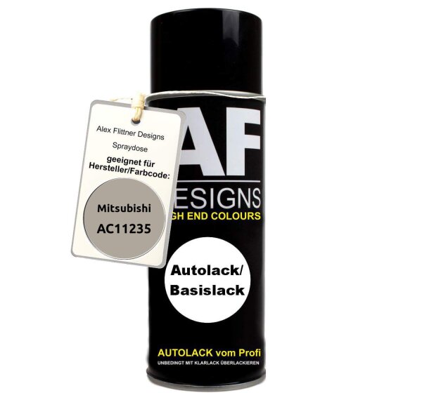 Für Mitsubishi AC11235 Light Gray Spraydose Basislack Sprühdose 400ml