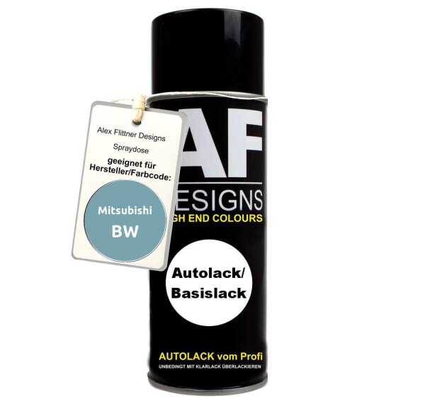 Für Mitsubishi BW Mackinley Blue Metallic Spraydose Basislack Sprühdose 400ml