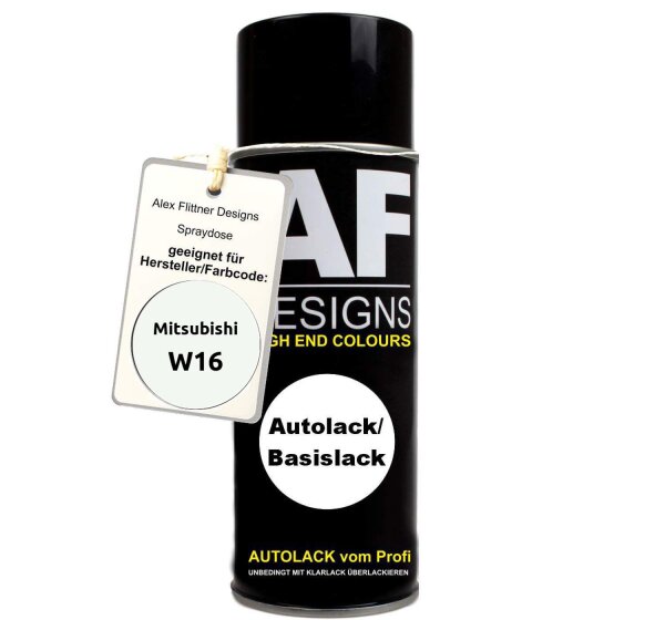Für Mitsubishi W16 New White Spraydose Basislack Sprühdose 400ml
