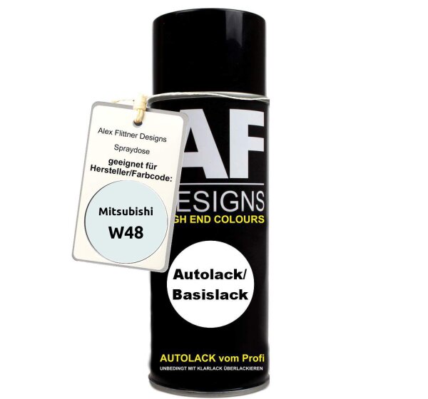Für Mitsubishi W48 Rising White Spraydose Basislack Sprühdose 400ml