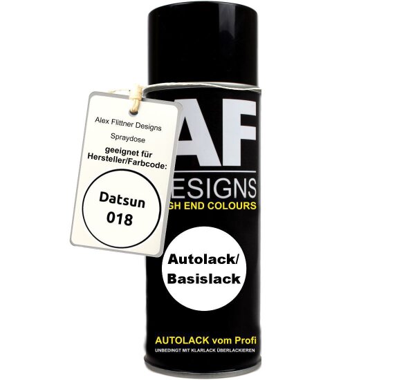 Für Datsun 018 White Spraydose Basislack Sprühdose 400ml