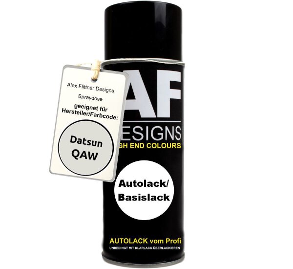 Für Datsun QAW Whte Spraydose Basislack Sprühdose 400ml