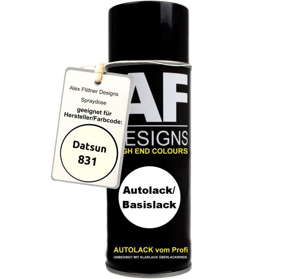 Für Datsun 831 Alaskan White Spraydose Basislack Sprühdose 400ml