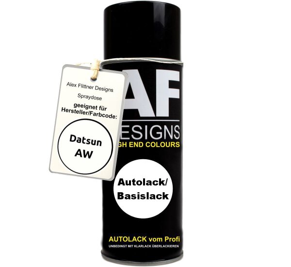 Für Datsun AW White Spraydose Basislack Sprühdose 400ml