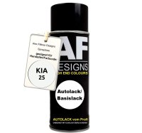 Autolack Spraydose für KIA 25 Oxford White Basislack...