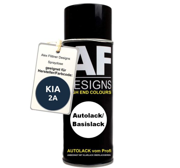 Für KIA 2A Navy Blue Pearl Spraydose Basislack Sprühdose 400ml