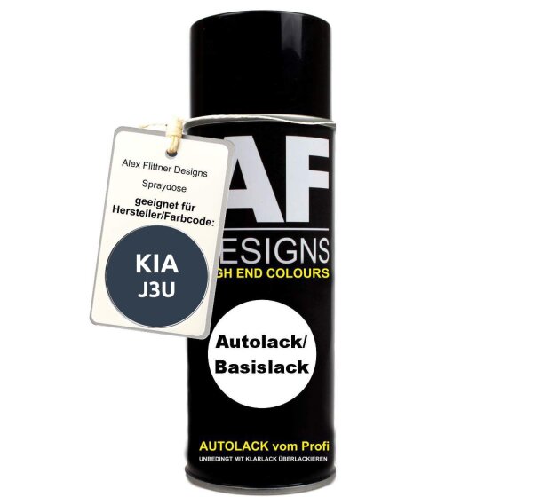 Für KIA J3U Space Blue Metallic Spraydose Basislack Sprühdose 400ml