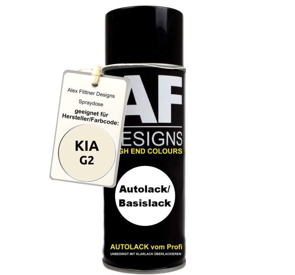 Für KIA G2 Solid Green Spraydose Basislack Sprühdose 400ml