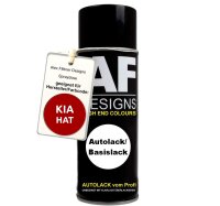 Für KIA HAT Glowing Red Pearl Spraydose Basislack...
