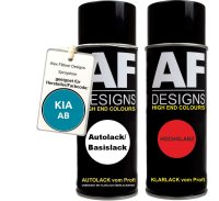 Spraydose für KIA AB Aegean Blue Basislack Klarlack...
