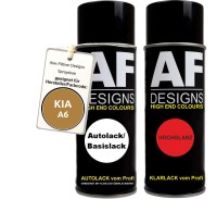 Spraydose für KIA A6 Dakar Yellow Metallic Basislack...