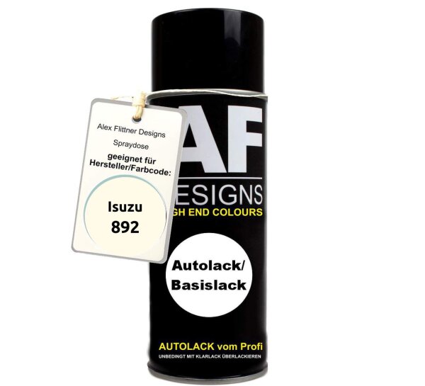 Für Isuzu 892 Opal White Spraydose Basislack Sprühdose 400ml