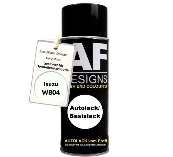 Für Isuzu W804 Pure White II Spraydose Basislack Sprühdose 400ml